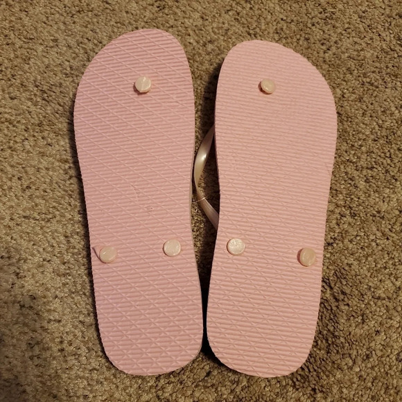 Bridesmaid Wedding Bridal Flip Flops XL 11/12 - Picture 5 of 6